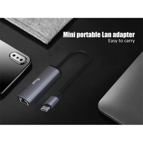 Equip Notebook Dokkoló - 133486 (Bemenet: USB-C, Kimenet: USB-C PD:100W/RJ45 Gigabit)