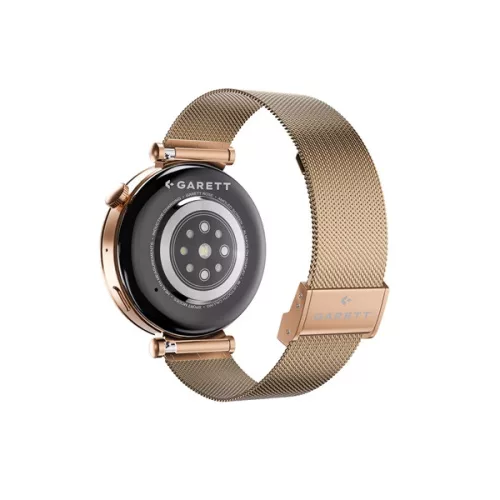 GARETT Női Okosóra - Rose Gold Mesh acél