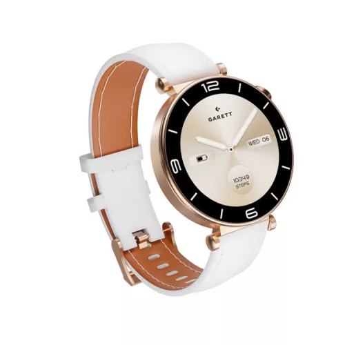 GARETT Női Okosóra - Rose Gold Mesh acél