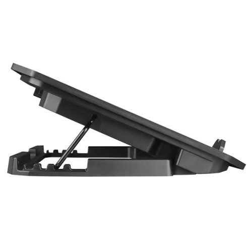 Rampage Notebook Hűtőpad 17"-ig - AD-RC44 SNOW (max 22 dbA, 86,6 m3/h, fém rács; 2x15cm venti, 2xUSB, LCD kijelző)