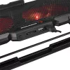 Rampage Notebook Hűtőpad 17"-ig - AD-RC12 GAMEZONE (2*12cm venti, 100rpm, RGB LED) Fekete