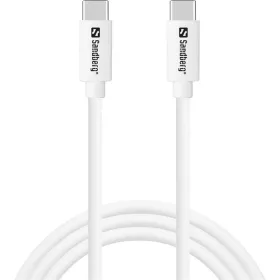 Sandberg Telefon töltő - USB-C 20W Charger+USB-C>C 1M