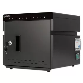   Manhattan Töltőszekrény - 10db USB-C, 180W (3A / 18 W), zárható fémajtó, beépített ventilátor