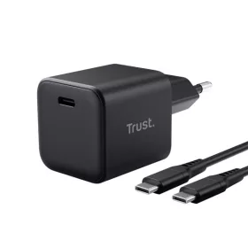   Trust Telefon töltő - Maxo Ultra-small (65W; USB-C; + 2m kábel; fekete)