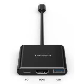   XP-PEN 3-in-1 adapter - ACW01 (Bemenet: USB-C, Kimenet: USB-C PD:60W/HDMI/1x USB3.0)