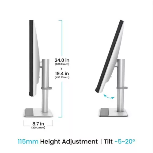 BenQ Monitor 27" - MA270U (IPS, MAC, 16:9, 3840x2160, 5ms, 400cd/m2, 2xHDMI, USB, Speaker, Pivot, mag.áll., VESA)