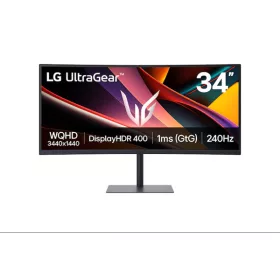   LG Monitor 34" Gamer - 34G630A-B (Ívelt; VA; 16:9; 3440x1440; 240Hz; 1ms; 300cd; HDMIx2; DP; Freesync, Hangsz; Mag.áll)