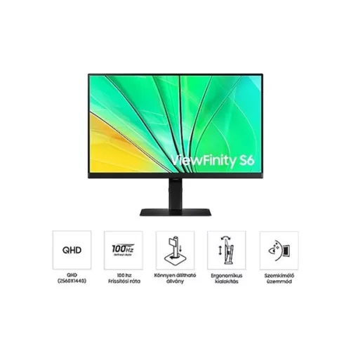 Samsung Monitor 32" - S32D600EAU (IPS, 2560x1440, 16:9, QHD, 100HZ, 350cd/m2, 5ms, Pivot)