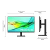 Samsung Monitor 32" - S32D600UAU (IPS, 2560x1440, 16:9, QHD, 100HZ, 350cd/m2, 5ms, Pivot)