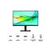Samsung Monitor 32" - S32D600UAU (IPS, 2560x1440, 16:9, QHD, 100HZ, 350cd/m2, 5ms, Pivot)