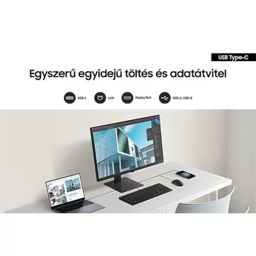 Samsung Monitor 32" - S32D600UAU (IPS, 2560x1440, 16:9, QHD, 100HZ, 350cd/m2, 5ms, Pivot)