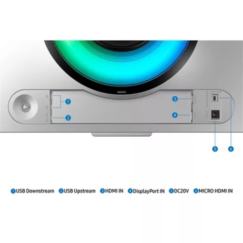 Samsung Monitor 49" - S49CG950SU (OLED, 5120x1440, 32:9, DQHD, 240HZ, 250cd/m2, 0,03ms, Ívelt)