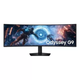   Samsung Monitor 49" - S49FG910EU (VA, 5120x1440, 32:9, DQHD, 144HZ, 350cd/m2, 1ms, Ívelt)