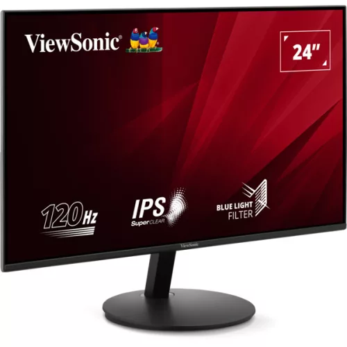 ViewSonic Monitor 23,8" - VA24E1-H  (IPS, 16:9, 1920x1080, 120Hz, 1ms, 250cd/m2, D-sub, HDMI, VESA)