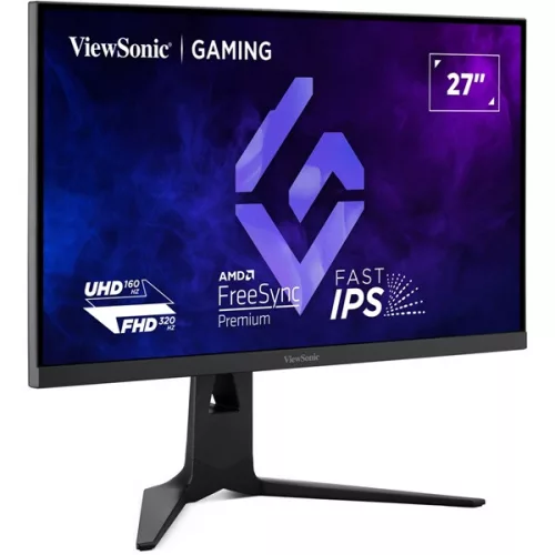 ViewSonic Monitor 27" - XG275D1-4K (IPS, 320/160Hz4K 16:9, 4K, 0,5ms, 300cd/m2, HDMI2,1, DP, VESA, SPK, mag.áll, pivot)