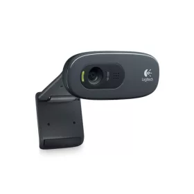   Logitech Webkamera - C270 (1280x720 képpont, 3 Megapixel, USB 2.0, univerzális csipesz, HD, mikrofon)