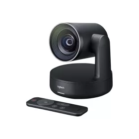   Logitech Webkamera - Rally Camera ConferenceCam rendszer (3840x2160 képpont, 90°-os látótér, mikrofon Ultra HD, fekete)