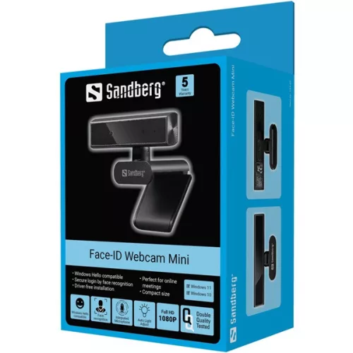 Sandberg Webkamera - Face-ID Webcam Mini