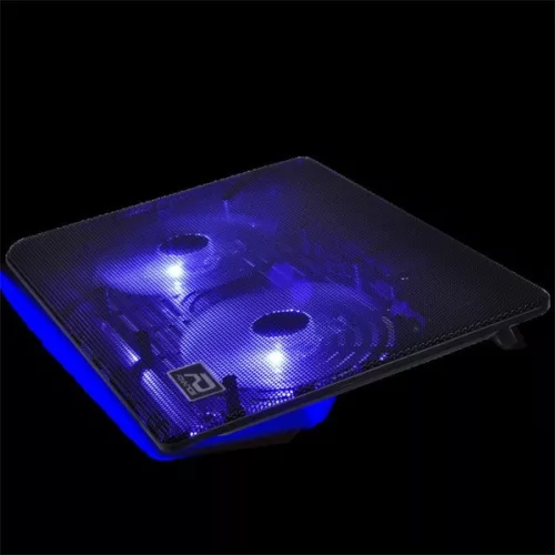 Advance Notebook Hűtőpad 15"-ig - AIRSTREAM 15 (Max.: 15", 2x125mm, 1500rpm, 1xUSB2.0, fekete)