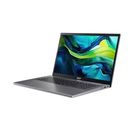 ACER Notebook - Aspire AG17-31P-31UY, 17.3" FHD, Intel Core 3 N355, 8GB, 512GB SSD, UMA, DOS, acélszürke