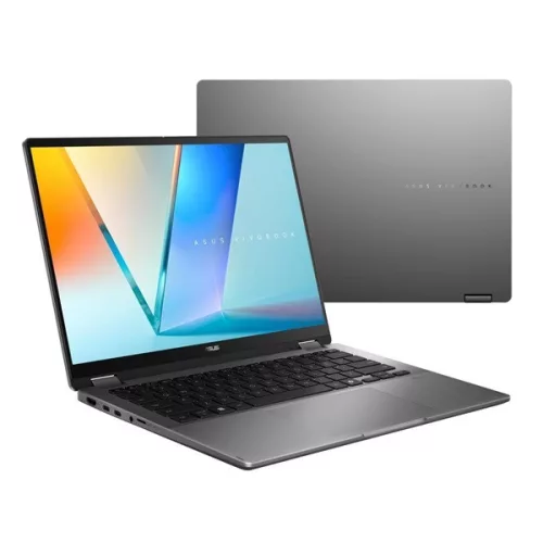 ASUS Notebook - Vivobook Flip TP3407SA-QL021W 14" WUXGA OLED Touch, Ultra 7 256V, 16GB, 1TB M.2, INT, WIN11H, Szürke