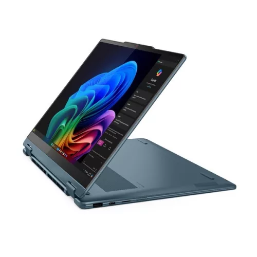 LENOVO Notebook - Yoga 7 2-in-1 14AKP10, 14.0" WUXGA Touch, AMD Ryzen AI 5 340, 16GB, 512GB SSD, NoOS, Tidal Teal, PEN