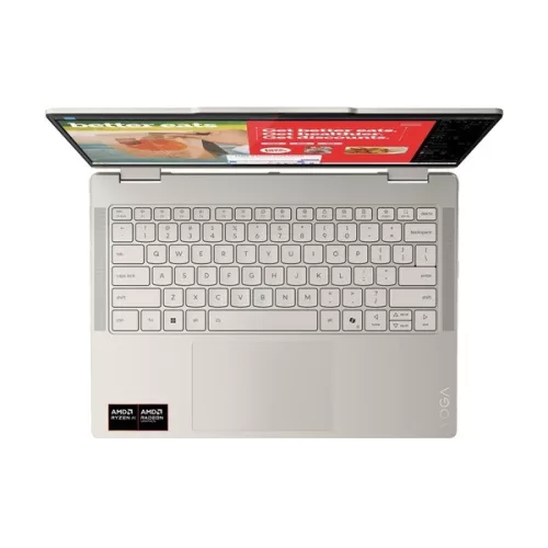 LENOVO Notebook - Yoga 7 2-in-1 14AKP10, 14.0" WUXGA Touch, AMDRyzen AI 7 350, 16GB, 512GB SSD, Win11Home, Seashell, PEN