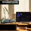 Advance Hangszóró - SOUNDPHONIC RGB 6W RMS BLUETOOTH (2.0, Bluetooth/3,5mm Jack, RGB, fekete)