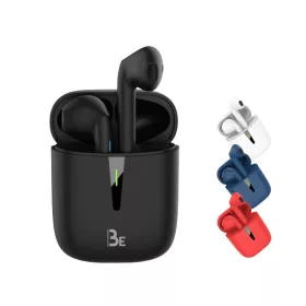   Bluestork Fülhallgató Vezeték Nélküli - BE POP 2 BLACK (Bluetooth v5.0, mikrofon, fekete)