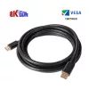 Club 3D Kábel - CAC-1069B (DisplayPort 1.4 HBR3, 8K@60Hz, 4m, 24AWG, fekete, VESA tanúsított, M/M)