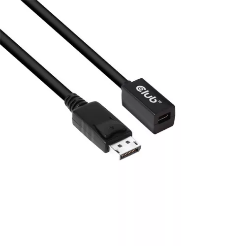 Club 3D Kábel - CAC-1120 (Mini DisplayPort 1.4 to DisplayPort, 8K60Hz, DSC1.2, HBR3, HDR, 1m, F/M, Kétirányú)