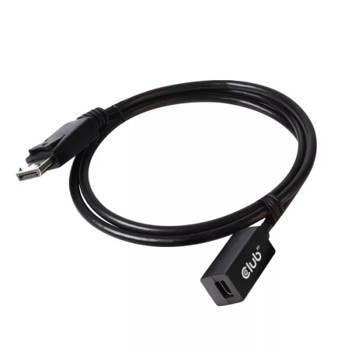 Club 3D Kábel - CAC-1120 (Mini DisplayPort 1.4 to DisplayPort, 8K60Hz, DSC1.2, HBR3, HDR, 1m, F/M, Kétirányú)