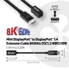 Club 3D Kábel - CAC-1120 (Mini DisplayPort 1.4 to DisplayPort, 8K60Hz, DSC1.2, HBR3, HDR, 1m, F/M, Kétirányú)