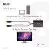Club 3D Átalakító - CAC-1130-A (Mini DisplayPort to Dual Link DVI, HDCP OFF, Apple)