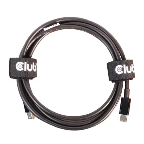 Club 3D Kábel - CAC-1164 (Mini DisplayPort 1.4, 8K60Hz, 34 AWG, 2m, M/M, 32.4Gbps, DSC)