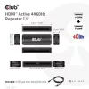 Club 3D Átalakító - CAC-1307 (HDMI aktív ismétlő 4K60Hz, Micro USB tápellátás, 18Gbps, 3D, HDR, HDCP 2.2&1.4)