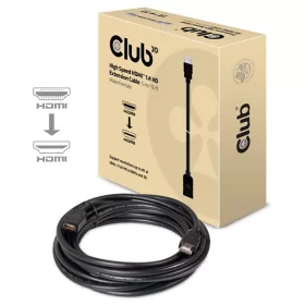   Club 3D Kábel - CAC-1320 (HDMI 1.4  M/F, 5m, 4K@30Hz, 10.2Gbps, Ethernet)