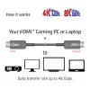 Club 3D Kábel - CAC-1379 (HDMI 2.1 Ultra High Speed,  AOC, M/M, 8K60Hz, 4K120Hz, 20m, eARC, VRR, HDR10, DSC 1.2)