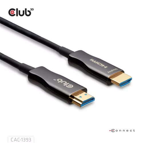 Club 3D Kábel - CAC-1393 (HDMI 2.1 Ultra High Speed, Hybrid AOC, 4K120Hz, 8K60Hz, 48Gbps, M/M, 50m)