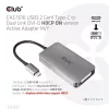 Club 3D Átalakító - CAC-1510 (3.2 USB-C Gen 1 to DVI-D Dual Link, HDCP ON, 4K30Hz)