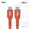 Club 3D Kábel - CAC-1513 (USB2 USB-C Bidirektional, 480Mb/s, PD 240W, USB-IF Certified, M/M, 3m)