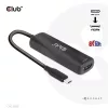 Club 3D Átalakító - CAC-1588 (USB-C Gen 2 to HDMI 4K120Hz, HDR10, DSC 1.2, USB-C 100W PD3.0, aktív)