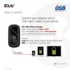 Club 3D Hálózati Adapter - CAC-1905EU (65W GAN, USB-C, PD 3.0, túltöltés védelem, kicsi méret)