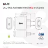 Club 3D Hálózati Adapter - CAC-1905EU (65W GAN, USB-C, PD 3.0, túltöltés védelem, kicsi méret)