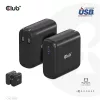 Club 3D Hálózati Adapter - CAC-1908EU (100W GAN, USB-IF, egyportos USB-C, PD 3.0 támogatás)