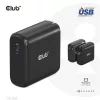 Club 3D Hálózati Adapter - CAC-1908EU (100W GAN, USB-IF, egyportos USB-C, PD 3.0 támogatás)