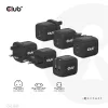 Club 3D Hálózati Adapter - CAC-1909EU (45W GAN, USB-C Dual Port, PD 3.0, PPS, Kétportos)