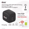 Club 3D Hálózati Adapter - CAC-1909EU (45W GAN, USB-C Dual Port, PD 3.0, PPS, Kétportos)