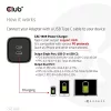 Club 3D Hálózati Adapter - CAC-1909EU (45W GAN, USB-C Dual Port, PD 3.0, PPS, Kétportos)
