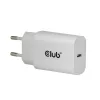 Club 3D Hálózati Adapter - CAC-3020 (2db/csomag, 30W USB-C, PD3.0, túltöltés védelem, kicsi méret, fehér)